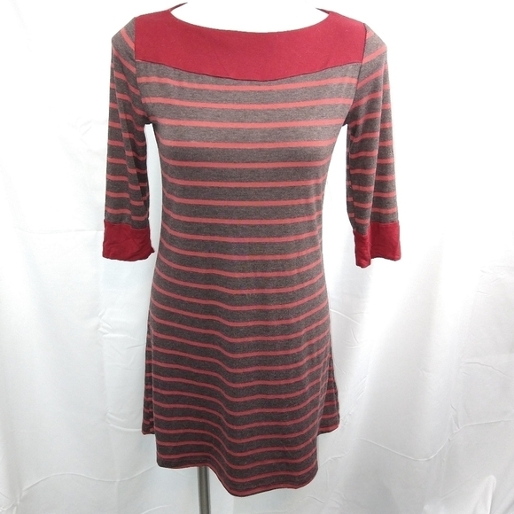 Gilli Modcloth Fit & Flair Boatneck Dress Sz Small - Picture 2 of 7